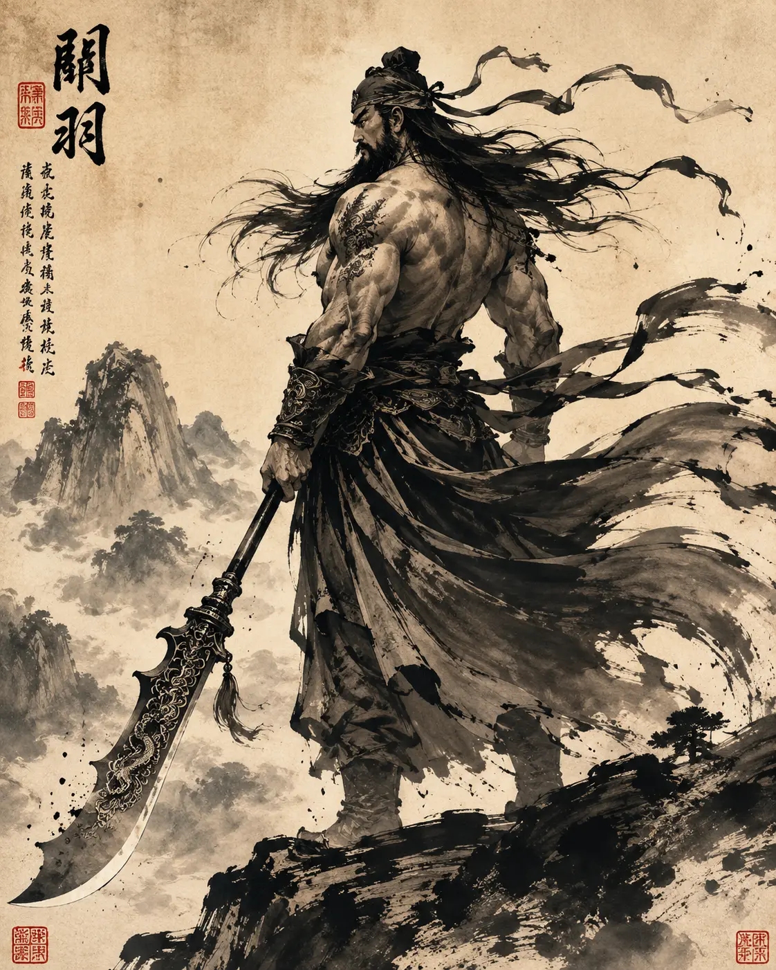 Guan Yu-Chinese General/Mythology art