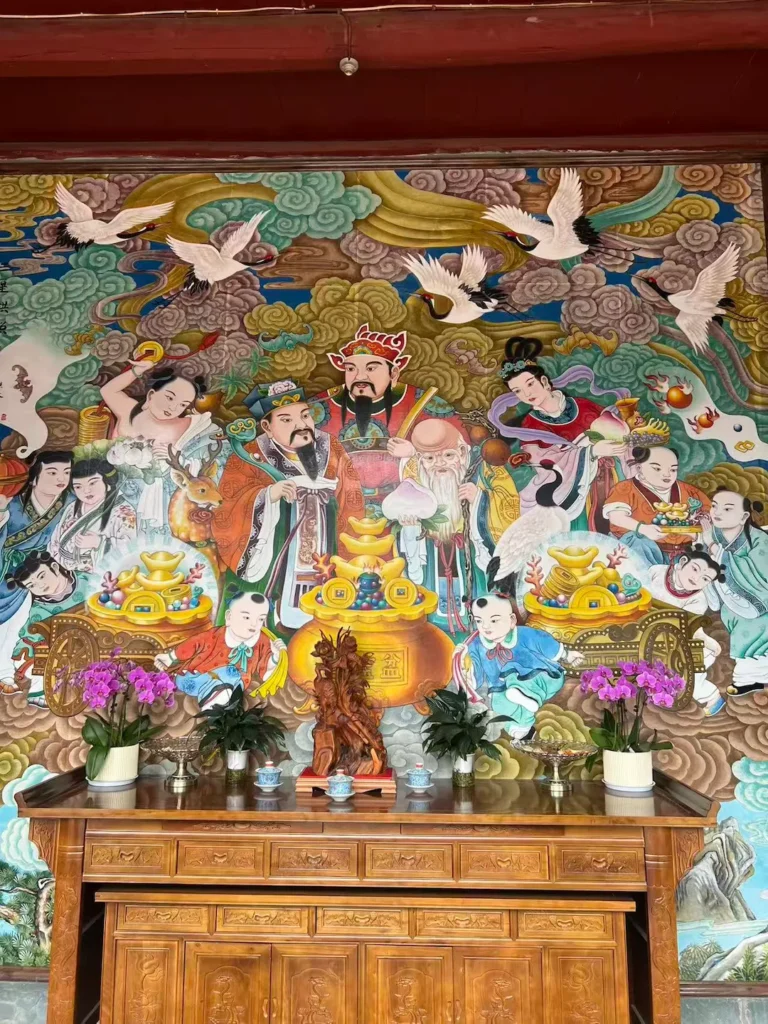 Traditional Chinese Temple Altar