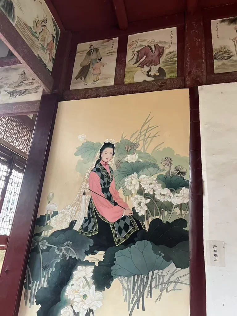 Traditional Chinese Temple Altar of a woman