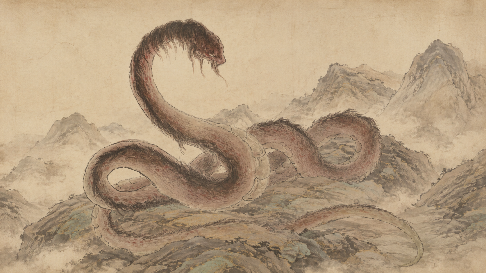 Changshe: The Hairy Serpent of Chinese Mythology
