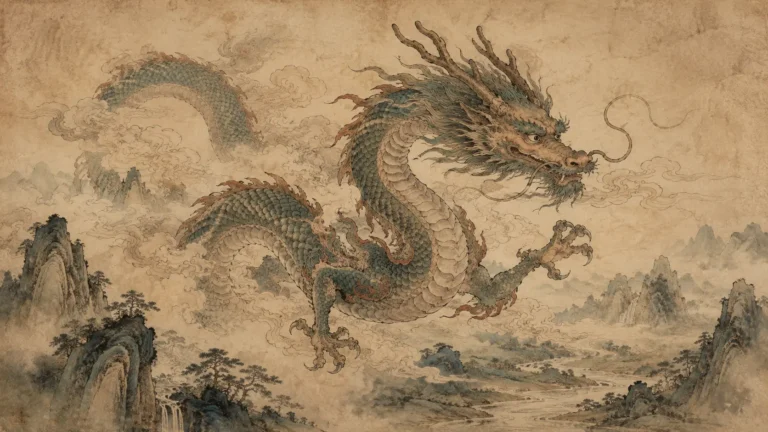 Chinese Dragon in Mythology: Traditional Long Dragon