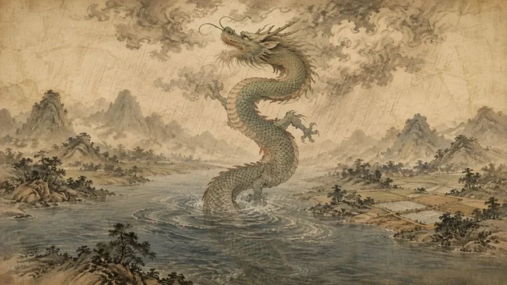 Chinese Dragon of Rain and Water