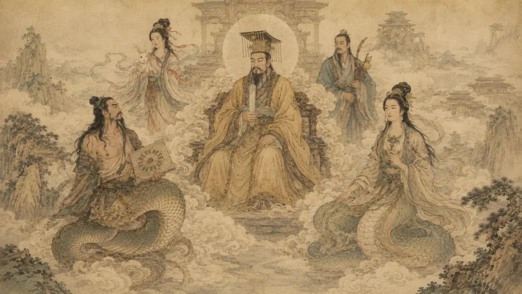 Chinese gods and immortals from Chinese mythology
