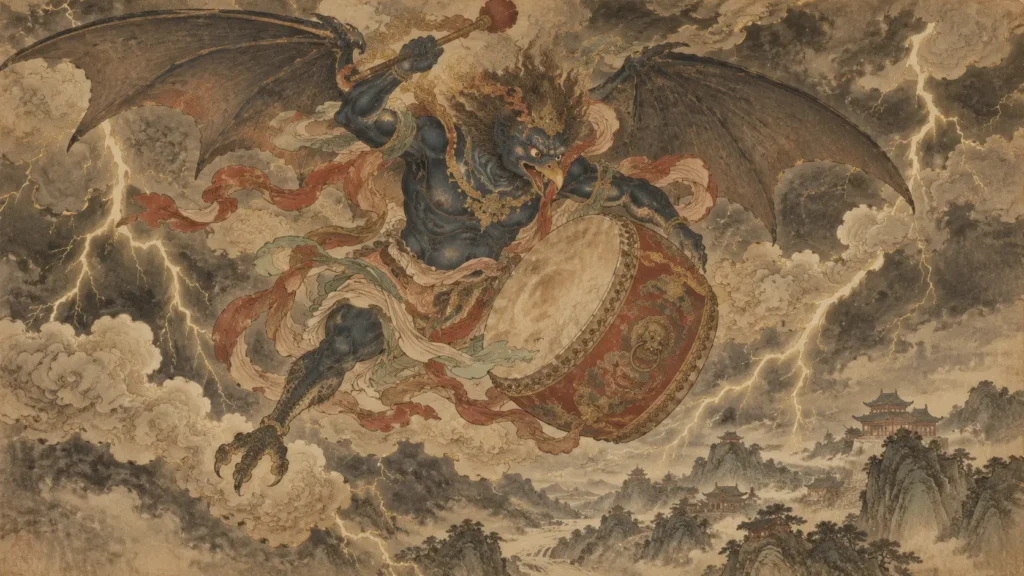 Lei Gong (雷公): The Chinese Thunder God Who Punishes Hidden Crimes